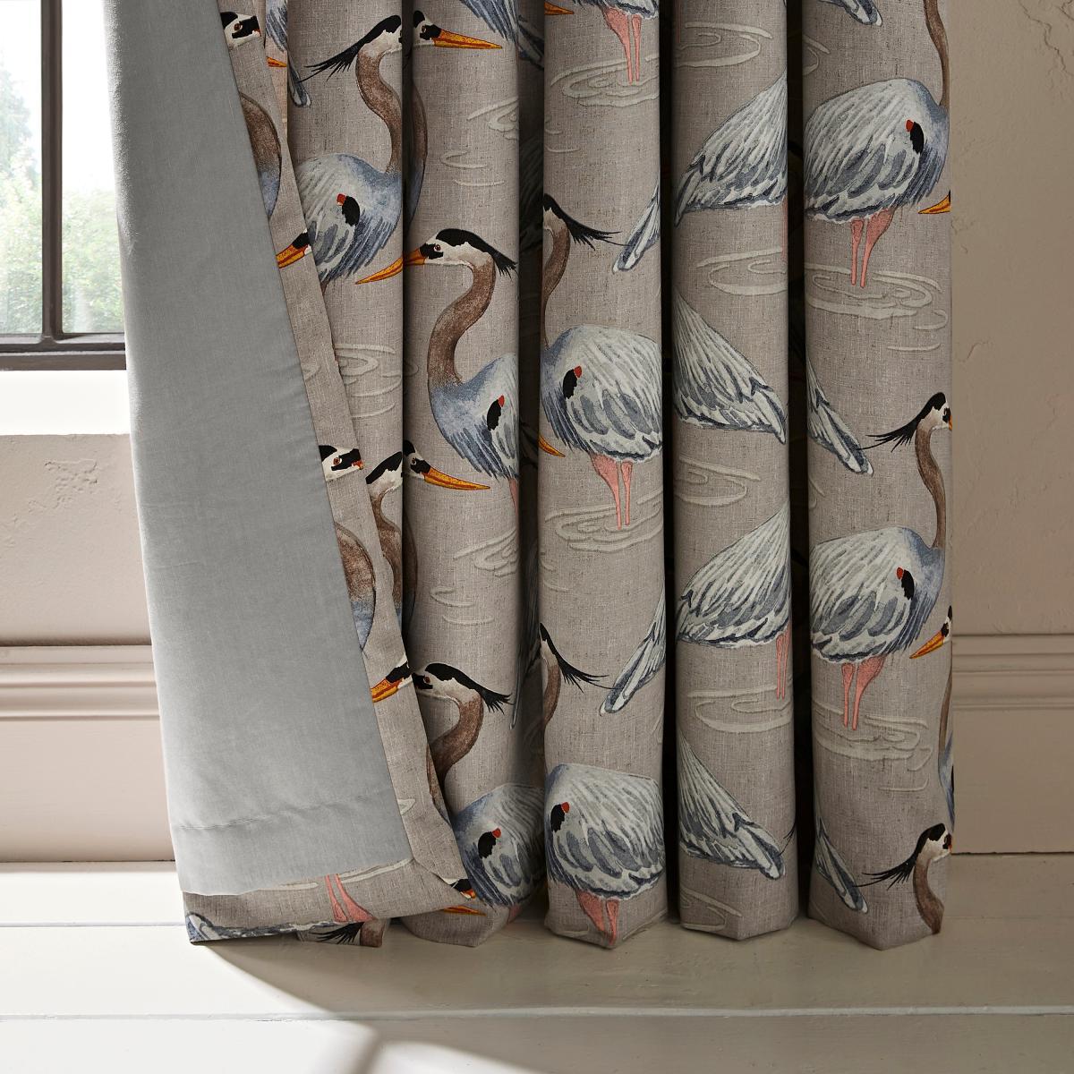 Heron Natural Eyelet Curtains Natural – image 4
