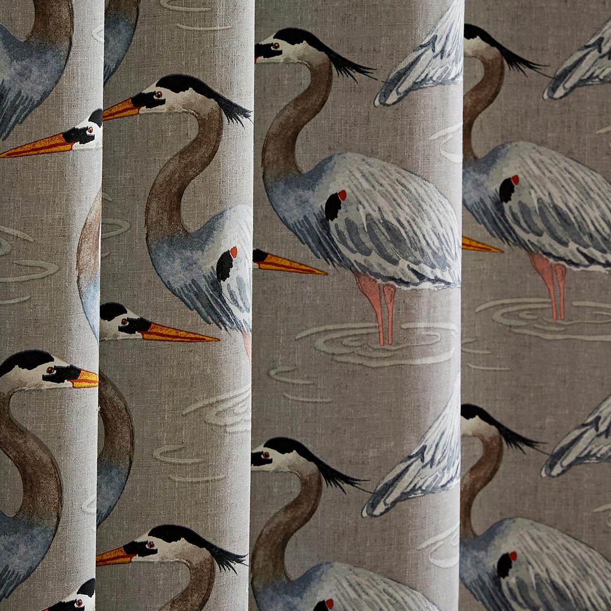 Heron Natural Eyelet Curtains Natural – image 5