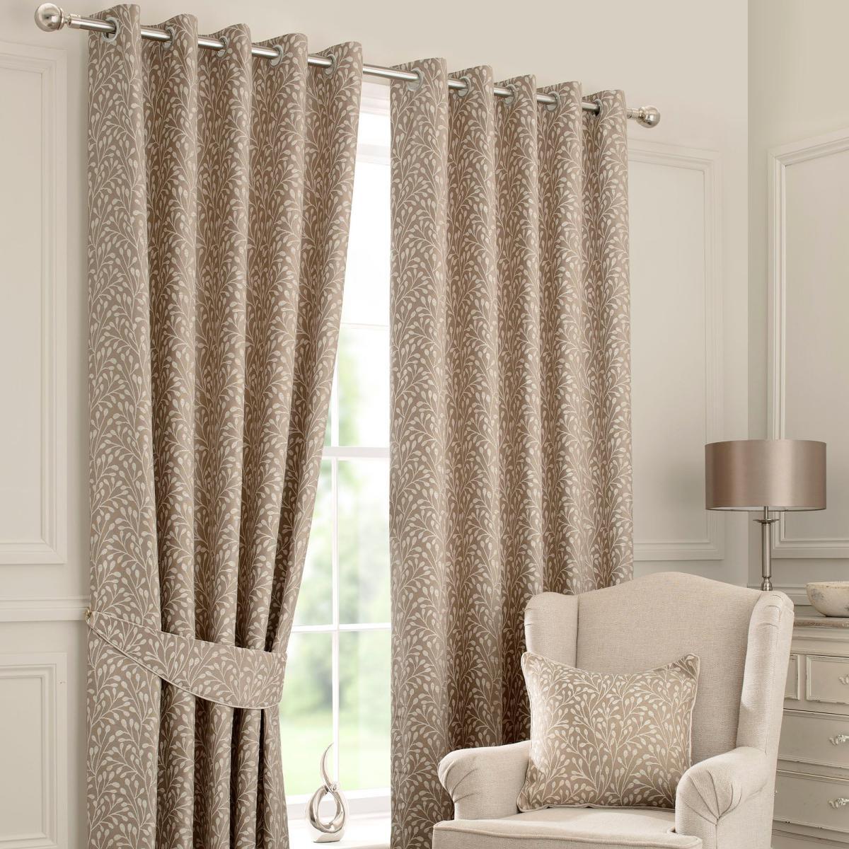 Willow Cream Eyelet Curtains Cream – image 2