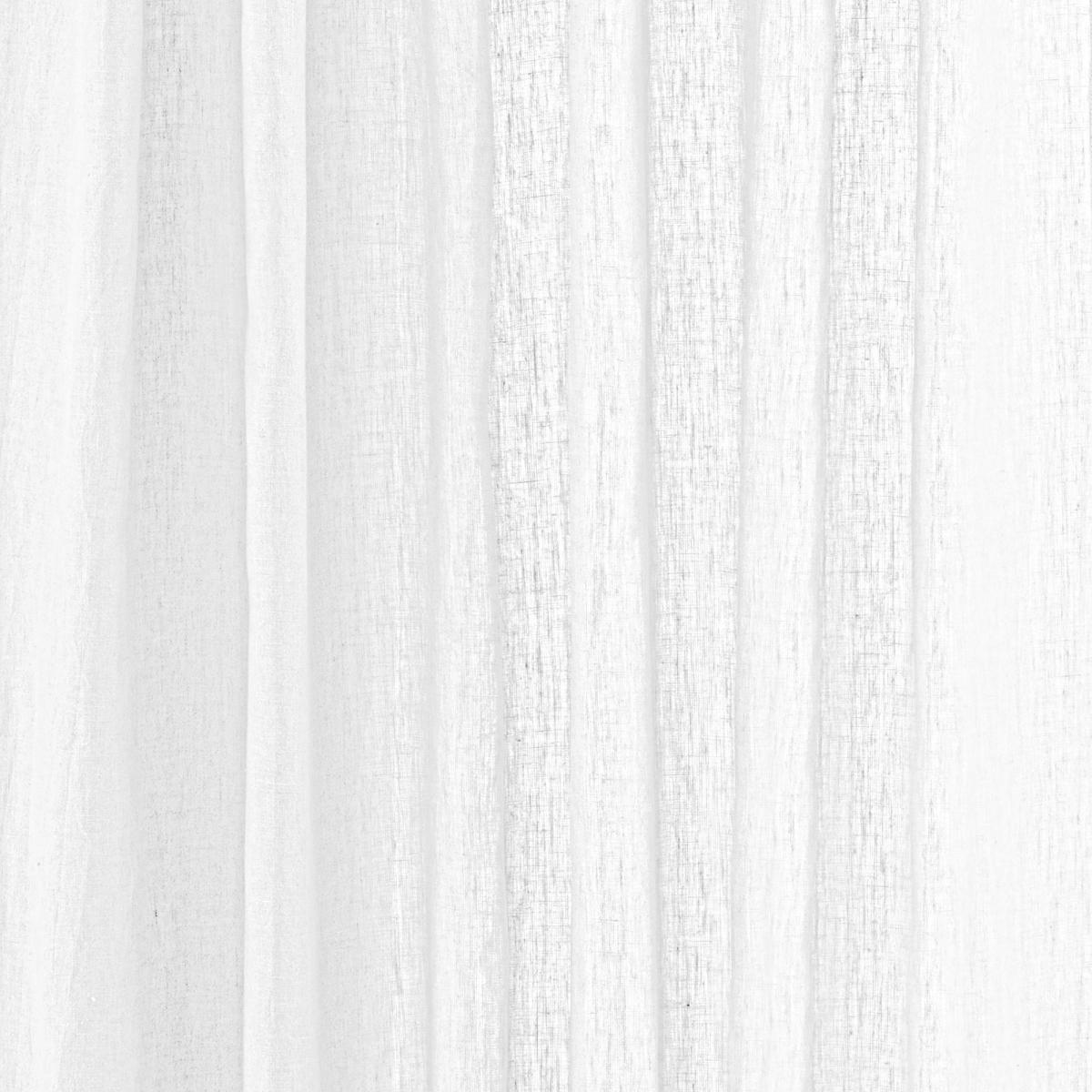 Cartmel Linen White Single Voile Panel White – image 4
