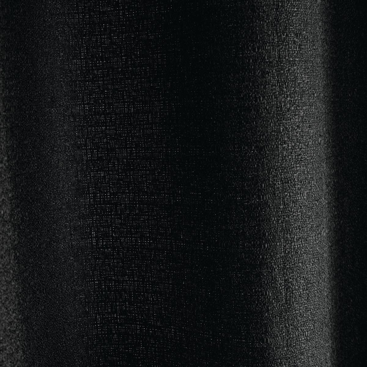 Bondi Black Eyelet Curtains Black – image 4