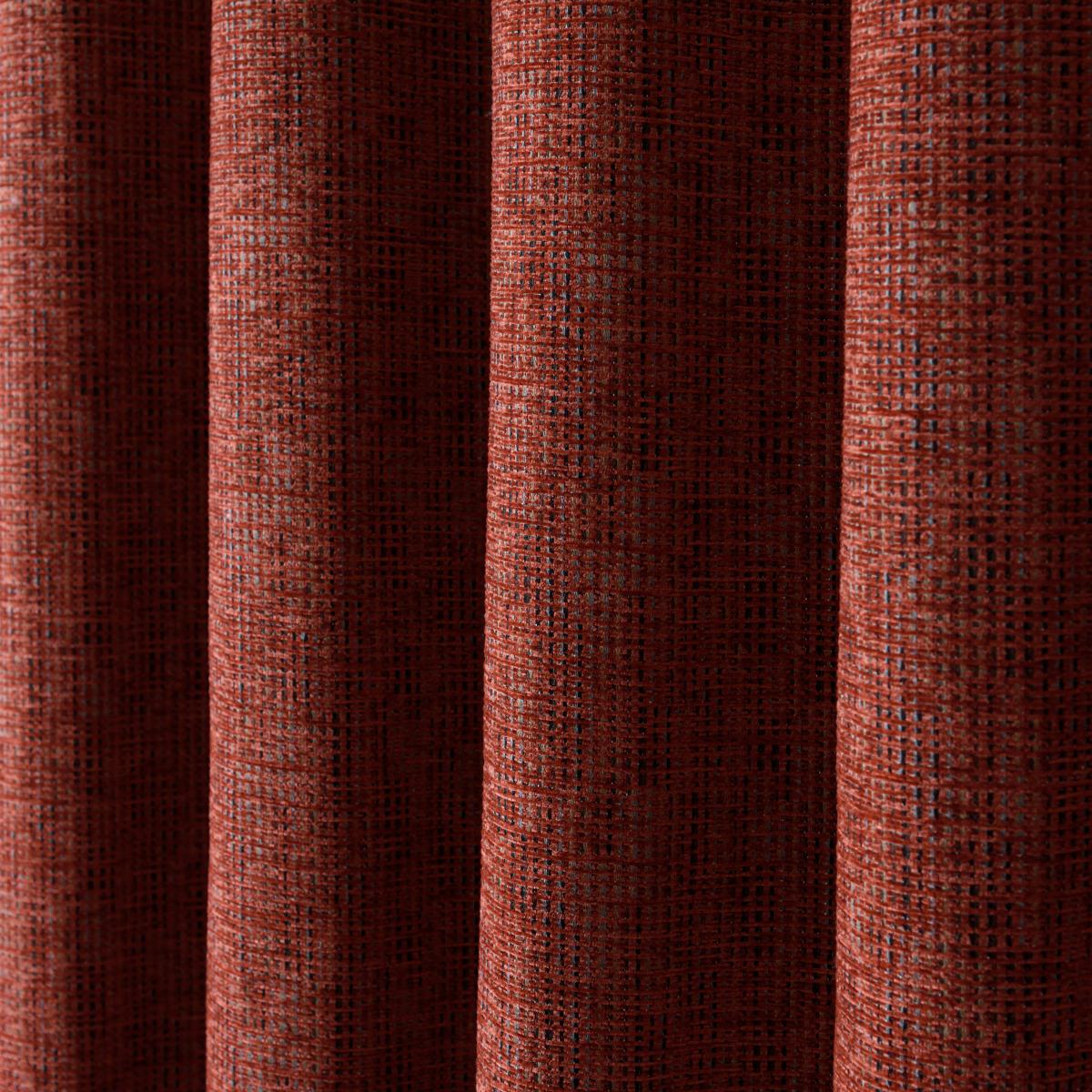 Lincoln Thermal Eyelet Curtain Terracotta Terracotta – image 3