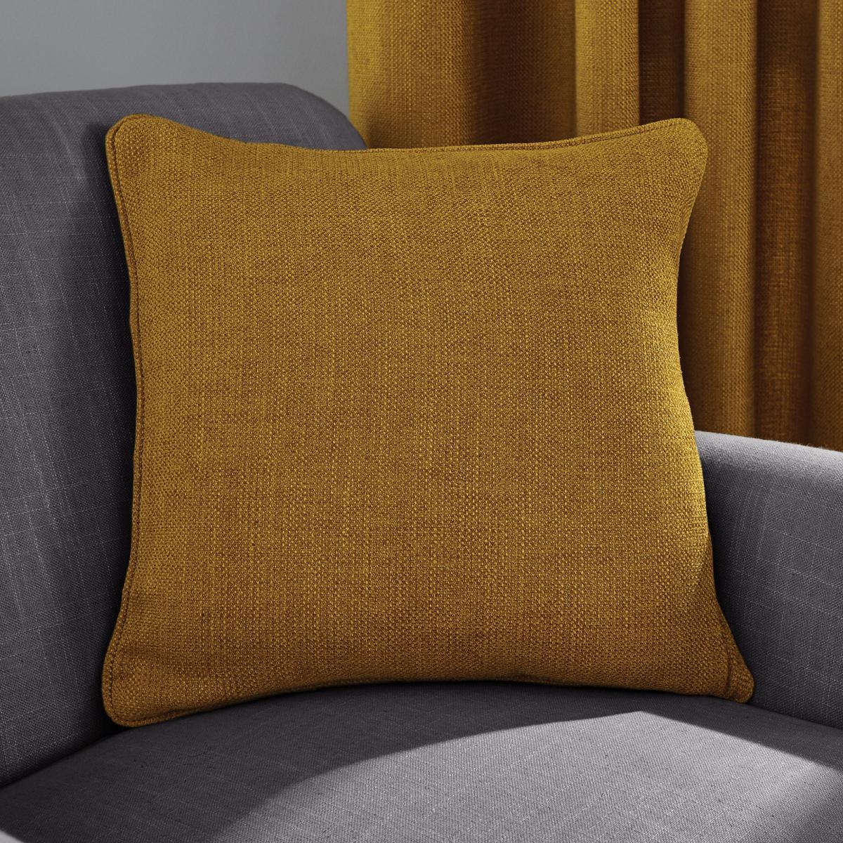 Wynter Old Gold Thermal Eyelet Curtains Gold – image 5