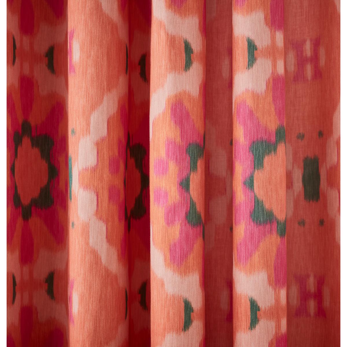 Jewel Medallion Orange Eyelet Curtains Orange – image 3