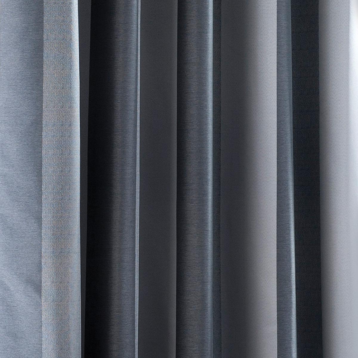 Monaco Pewter Eyelet Curtains Grey – image 3