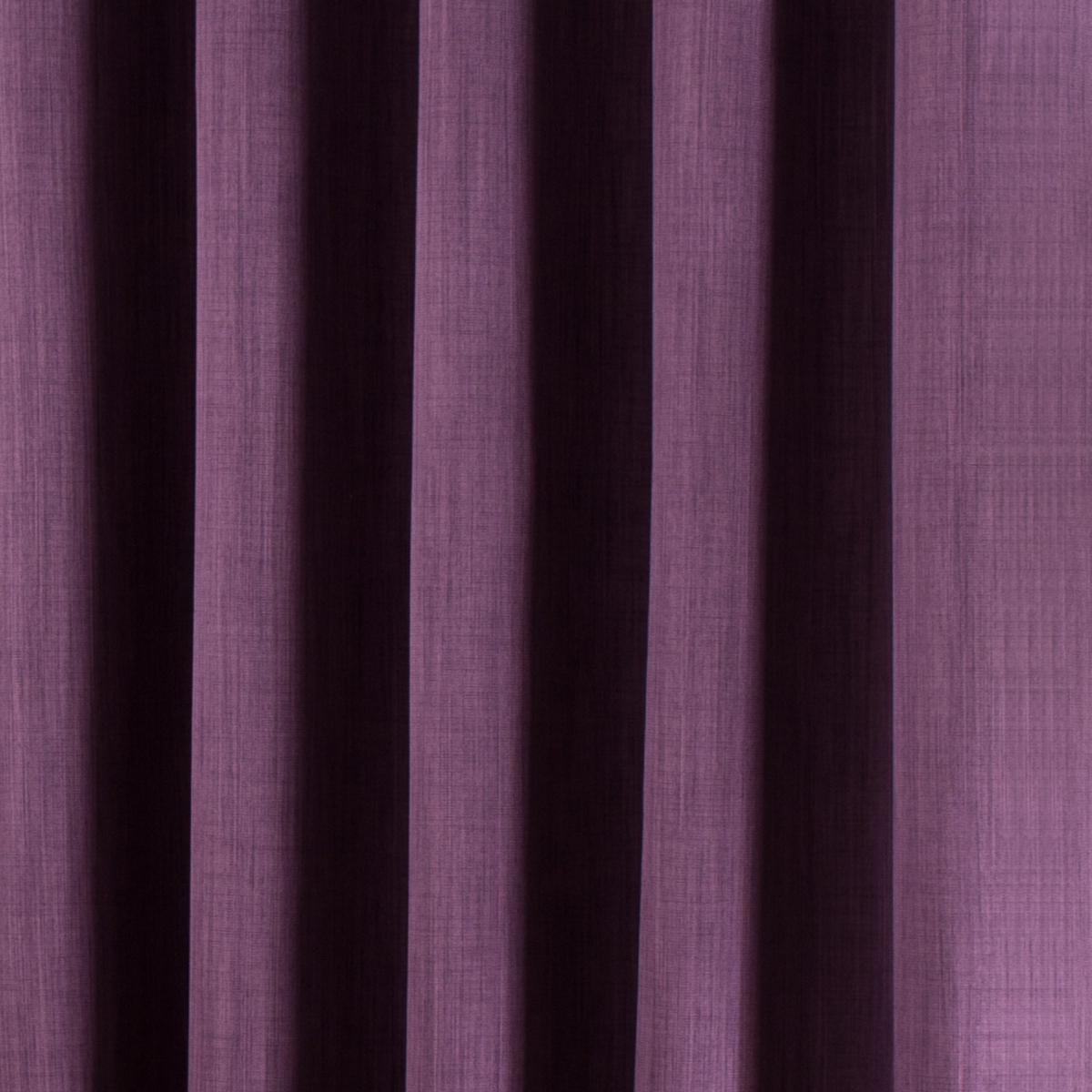 Solar Aubergine Blackout Eyelet Curtains Aubergine (Purple) – image 3