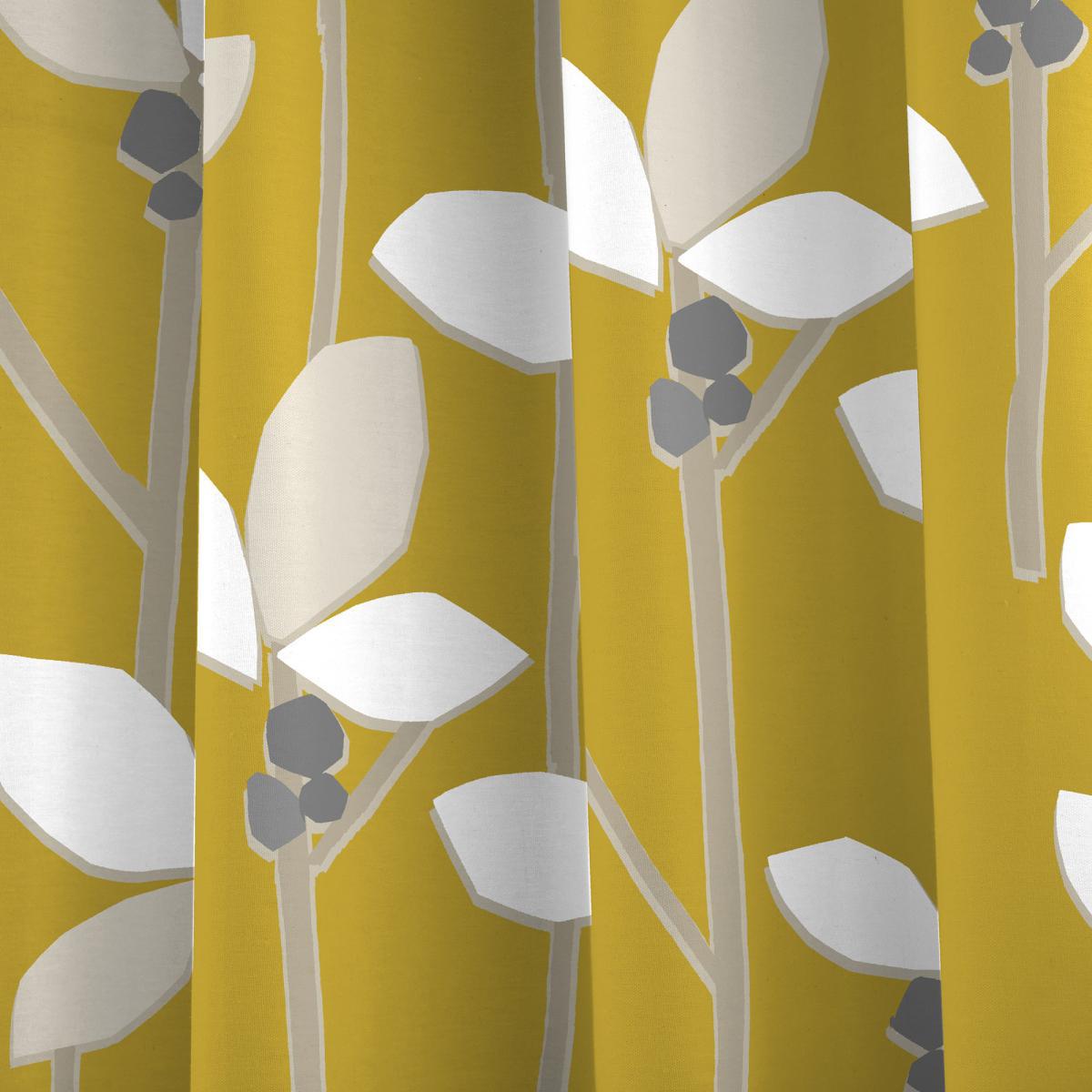 Fusion Kalmar Ochre Eyelet Curtains Ochre – image 2