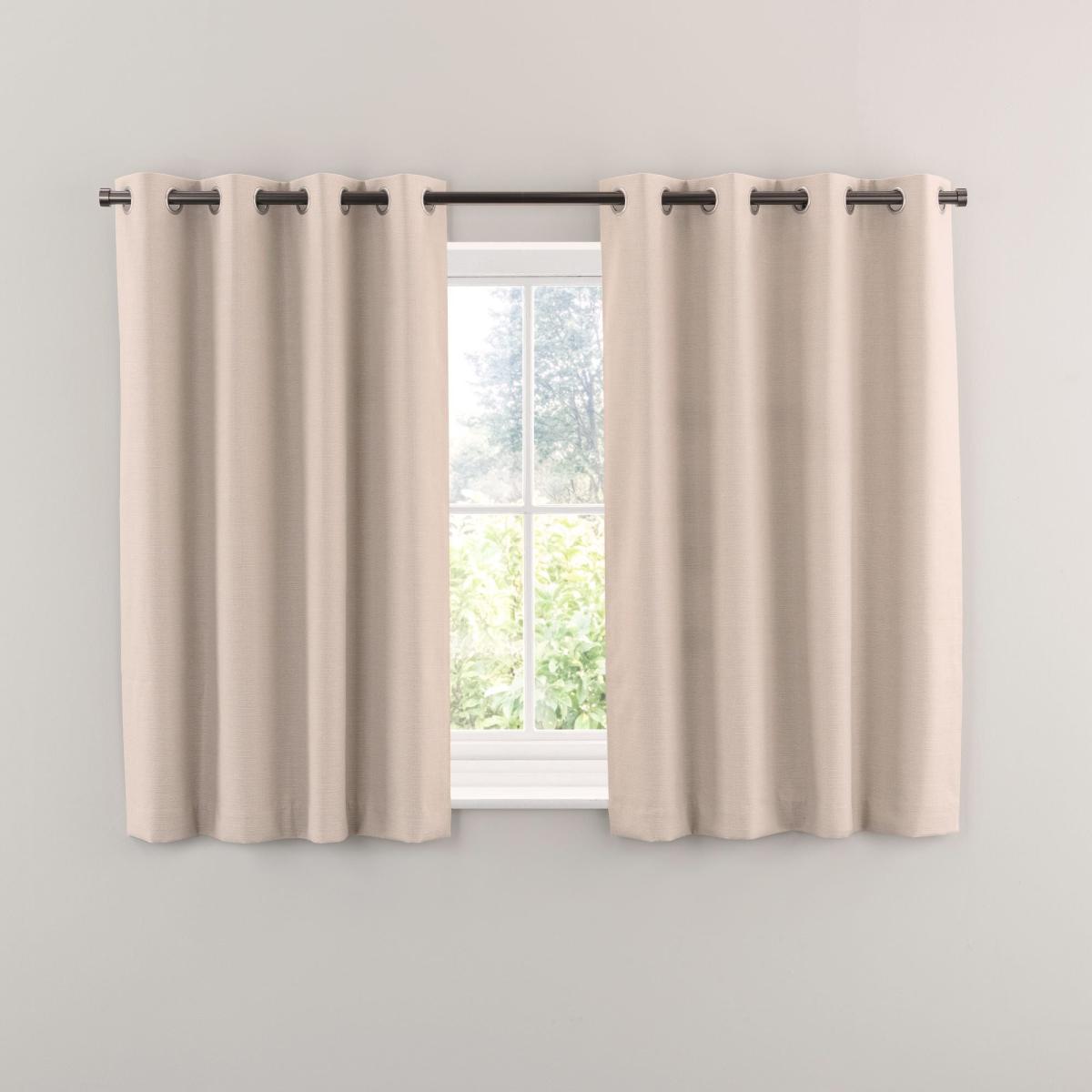 Zodiac Natural Blackout Eyelet Curtains Natural – image 3