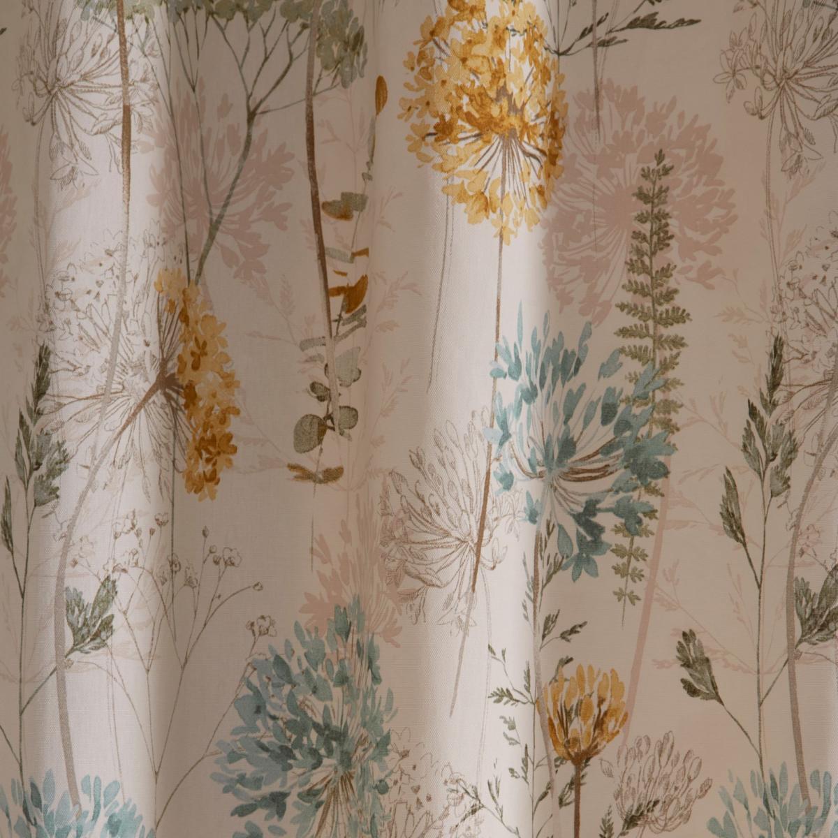 Country Meadow Duckegg Eyelet Curtains Duck Egg (Blue) – image 3