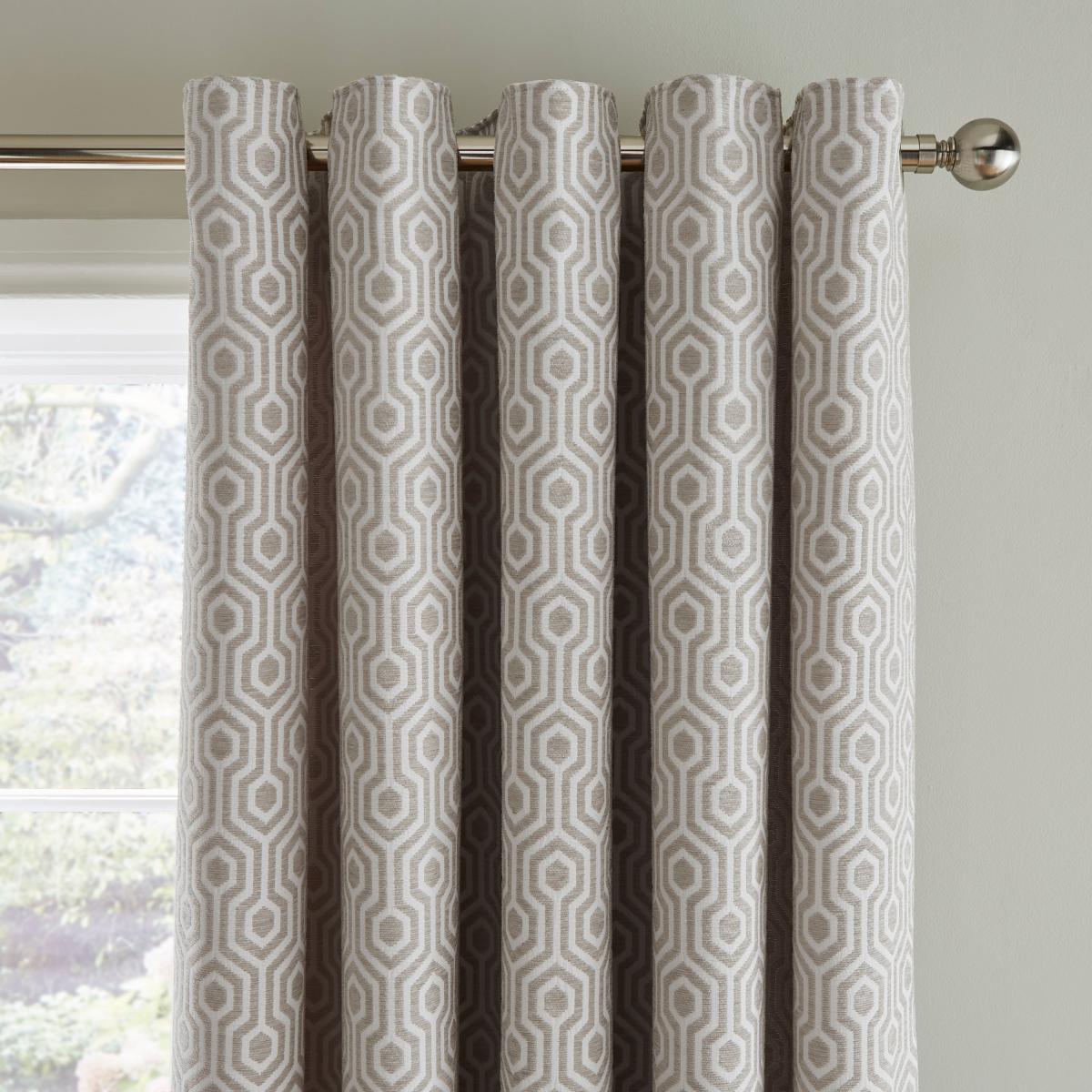 Colvin Chateau Grey Eyelet Curtains Chateau Grey – image 2
