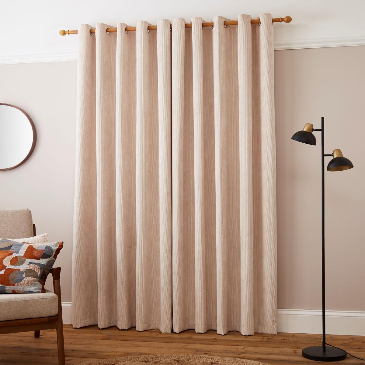 Elements Cord White Sand Eyelet Curtains White Sand – image 5