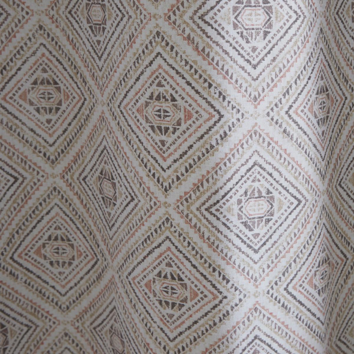 Inca Natural Blackout Eyelet Curtains Brown, Grey and White – image 3
