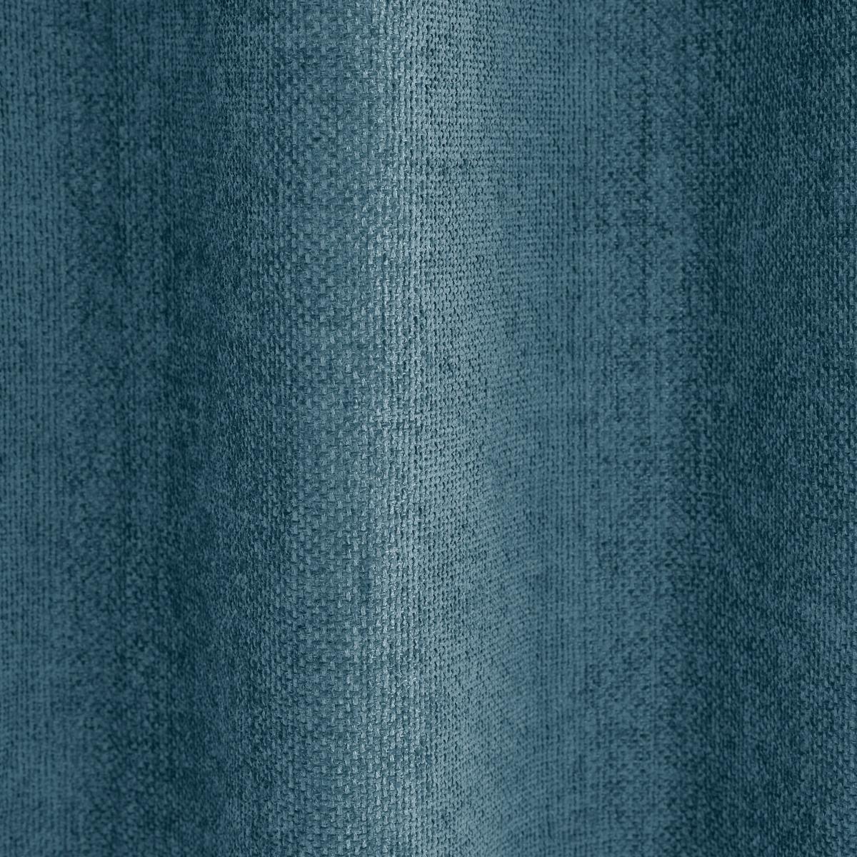 Ensley Chenille Thermal Peacock Eyelet Curtains Blue – image 3