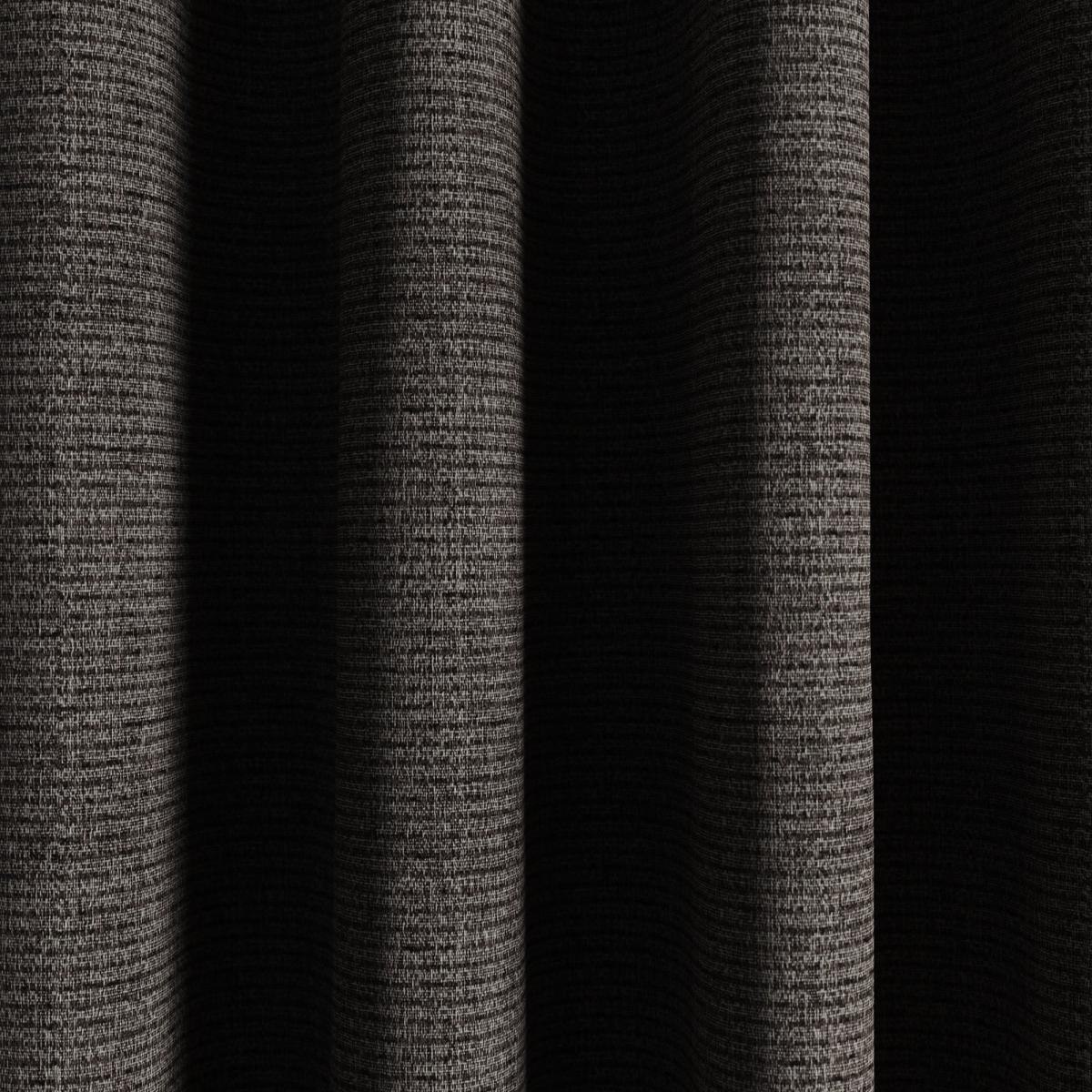 Eliza Monochrome Thermal Eyelet Curtains Black and white – image 3