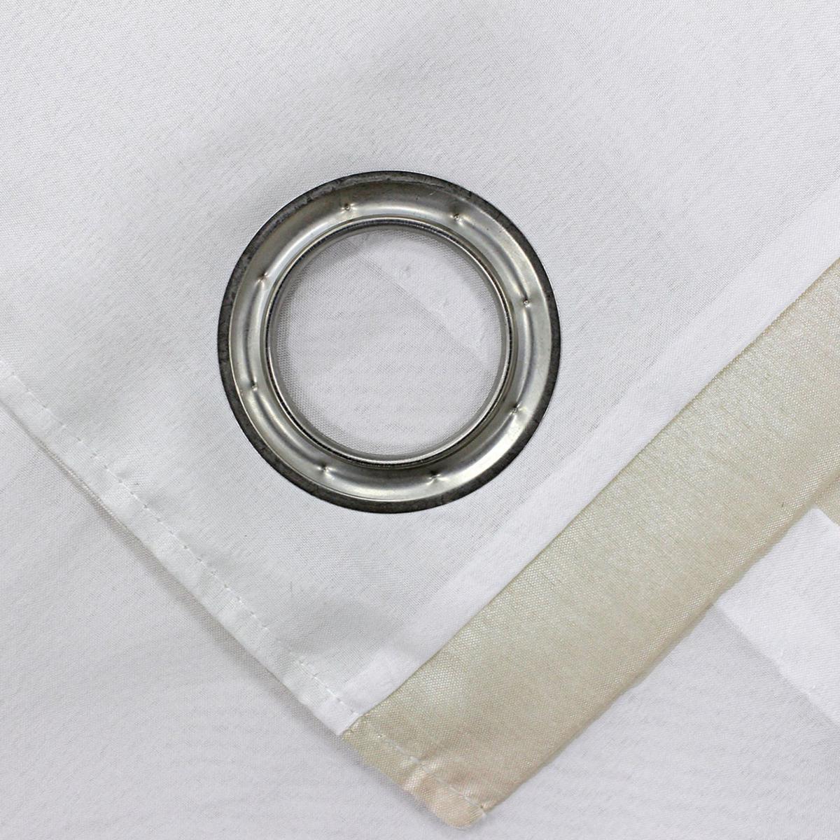 Fiji Cream Eyelet Curtains Brown – image 3