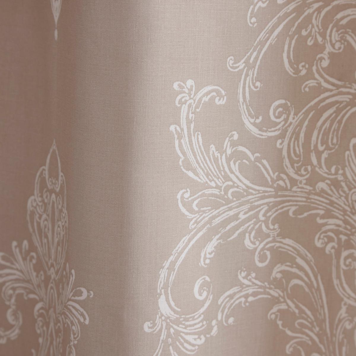 Versailles Natural Thermal Eyelet Curtains Brown – image 3