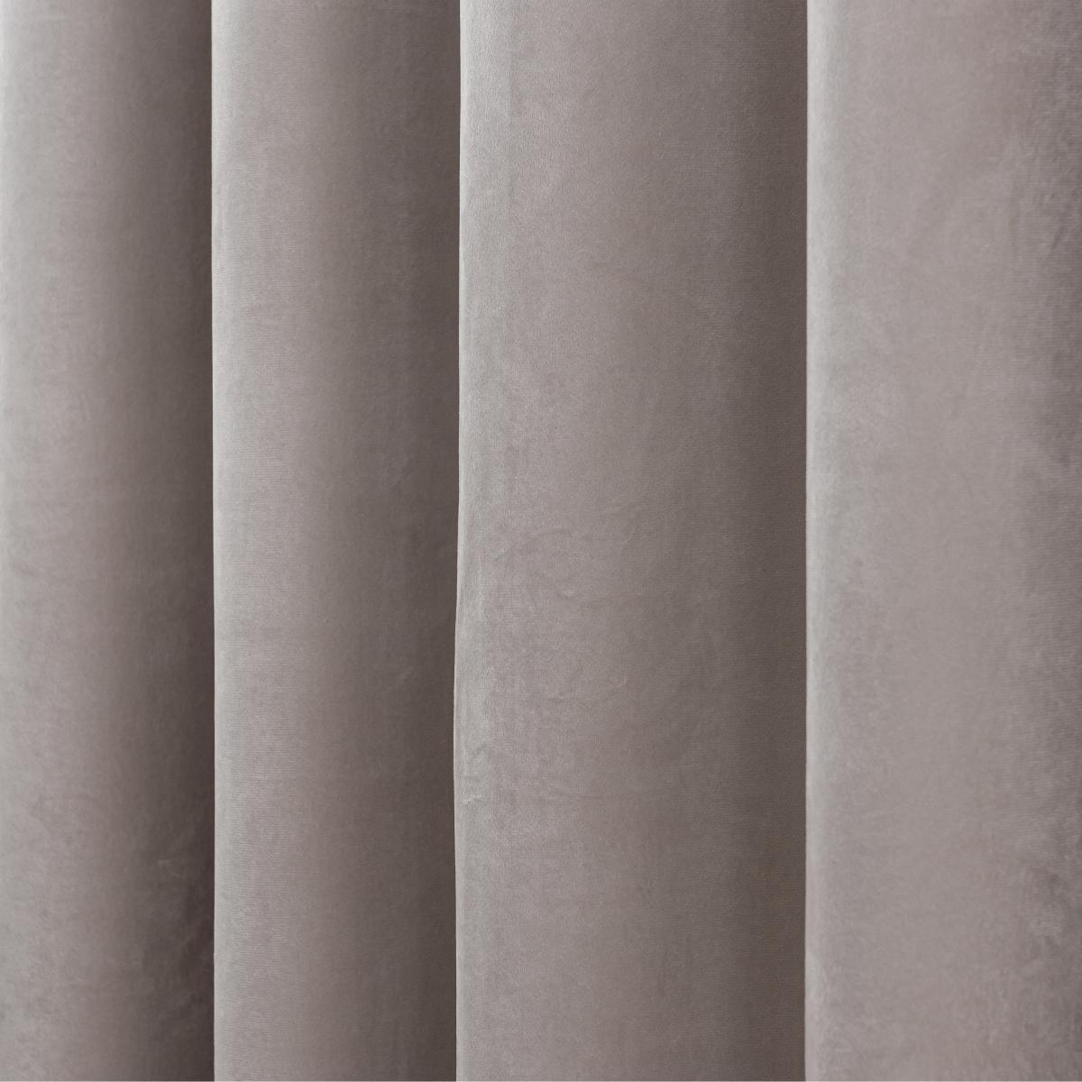Isla Ultra Blackout Chateau Grey Eyelet Curtains Chateau Grey – image 6