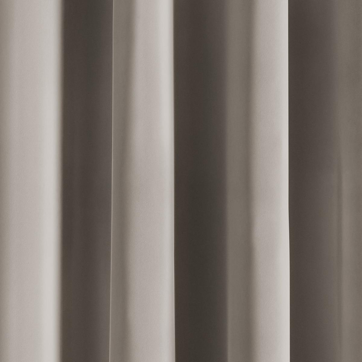 Phoenix Velour Grey Thermal Eyelet Curtains Chateau Grey – image 3