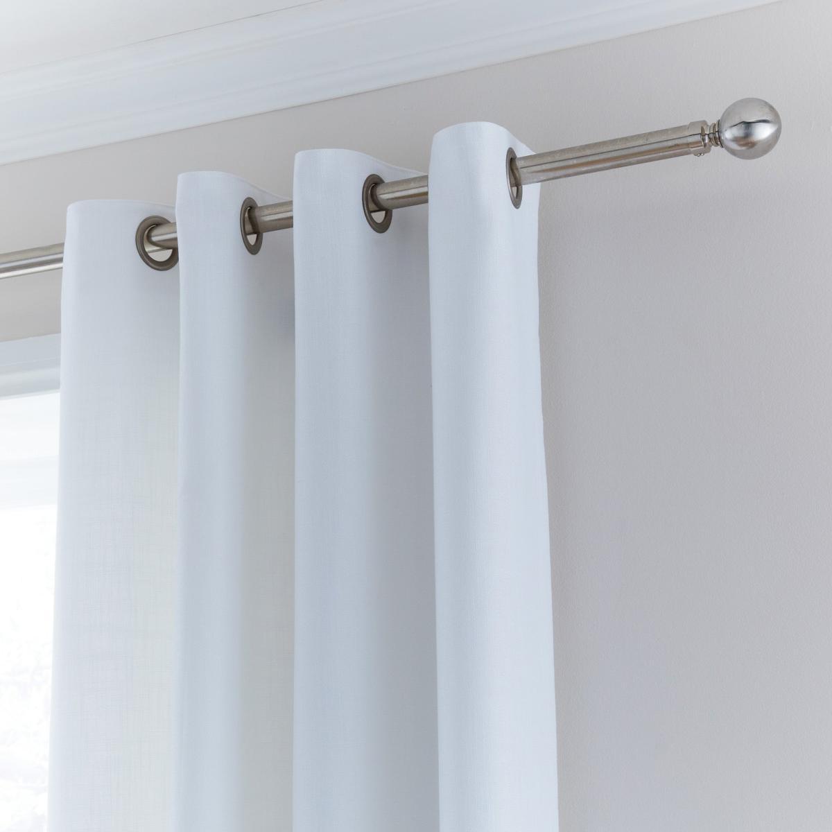 Vermont White Eyelet Curtains White – image 4