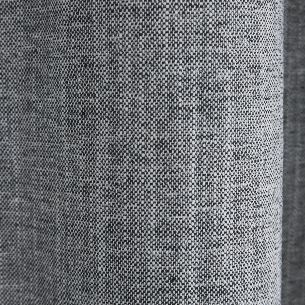 Doha Monochrome Eyelet Curtains Black and white – image 4
