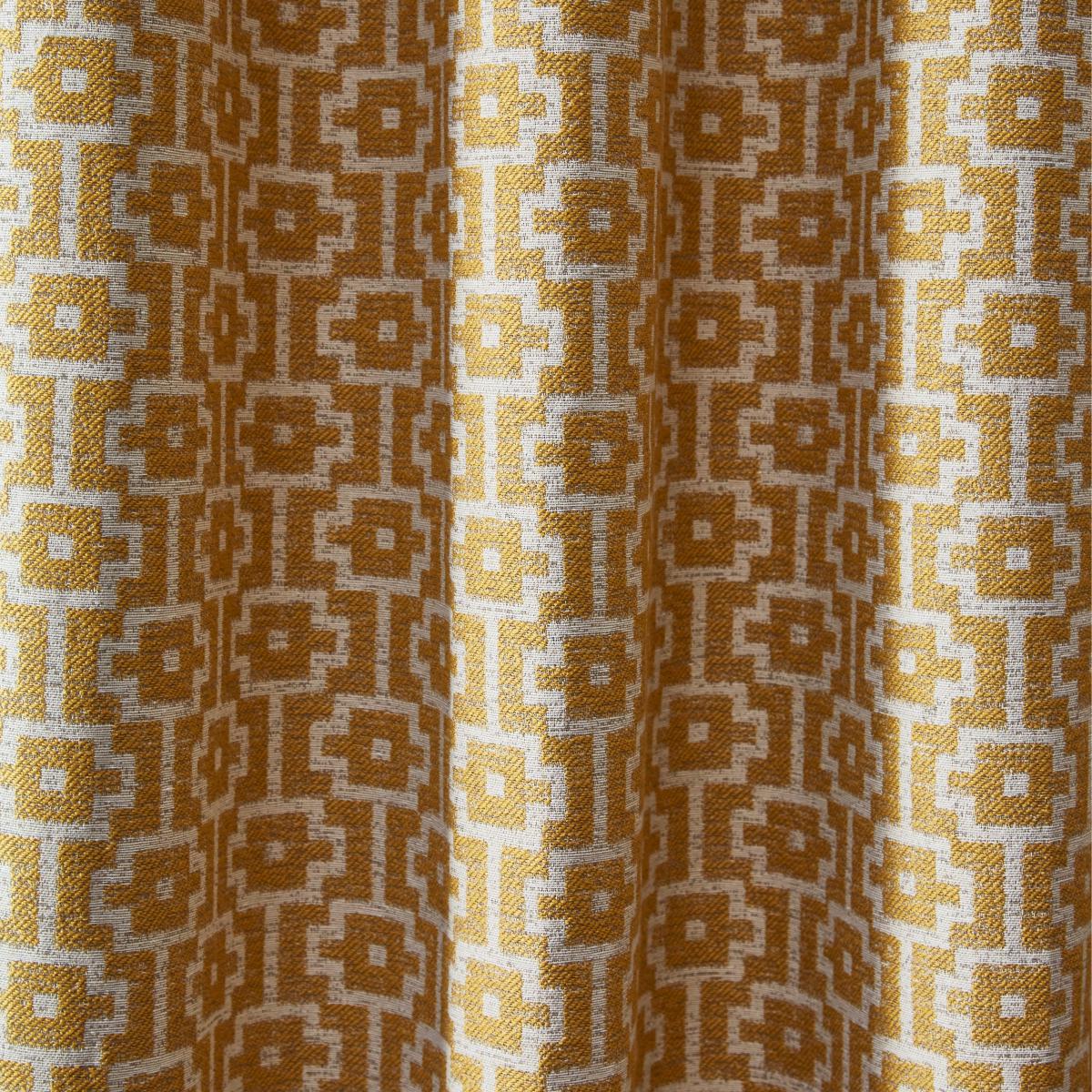 Riad Old Gold Eyelet Curtains Old Gold – image 5