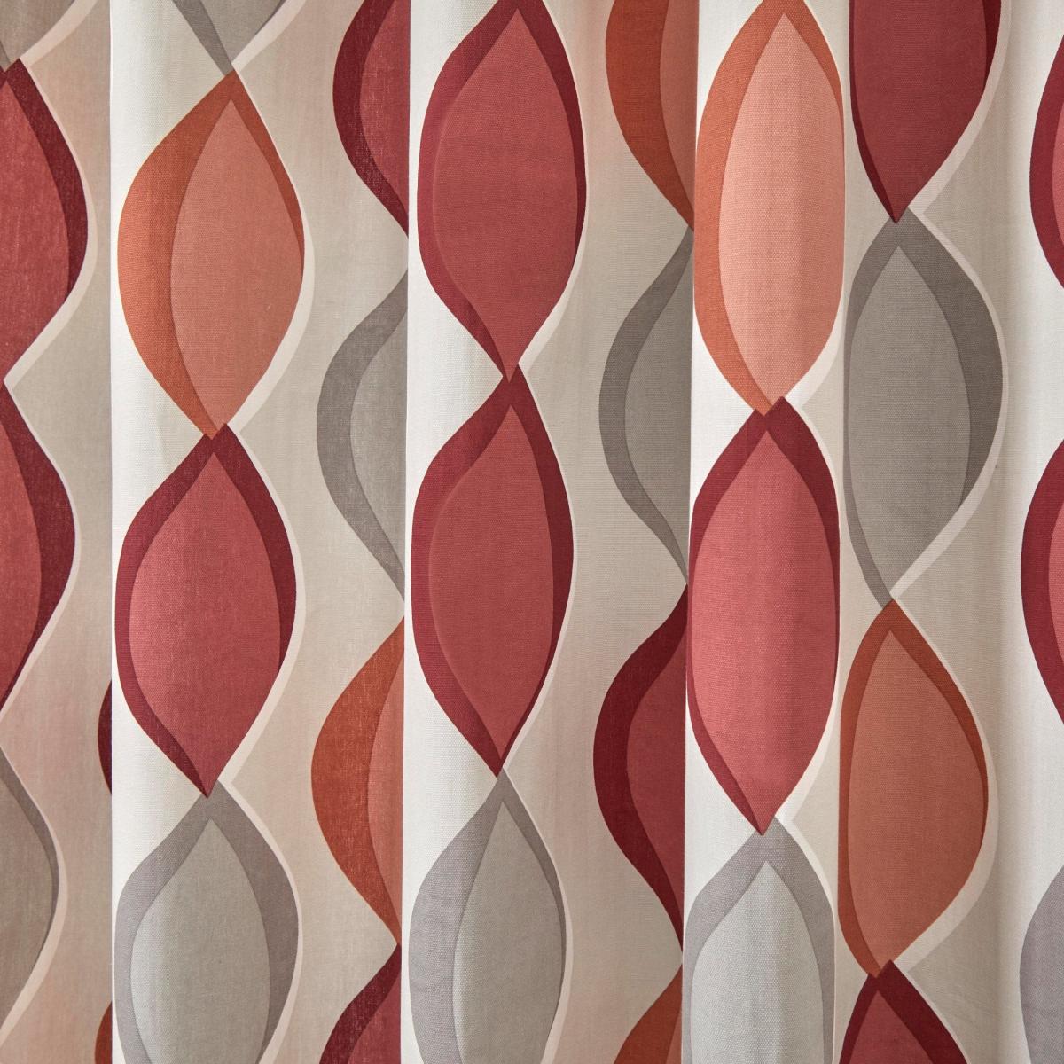 Fusion Lennox Spice Eyelet Curtains Spice (Orange) – image 3