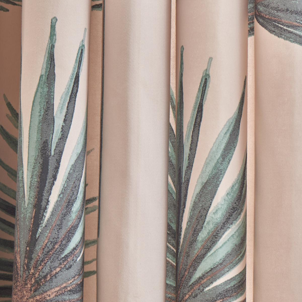 Palm Natural Eyelet Curtains Natural – image 3