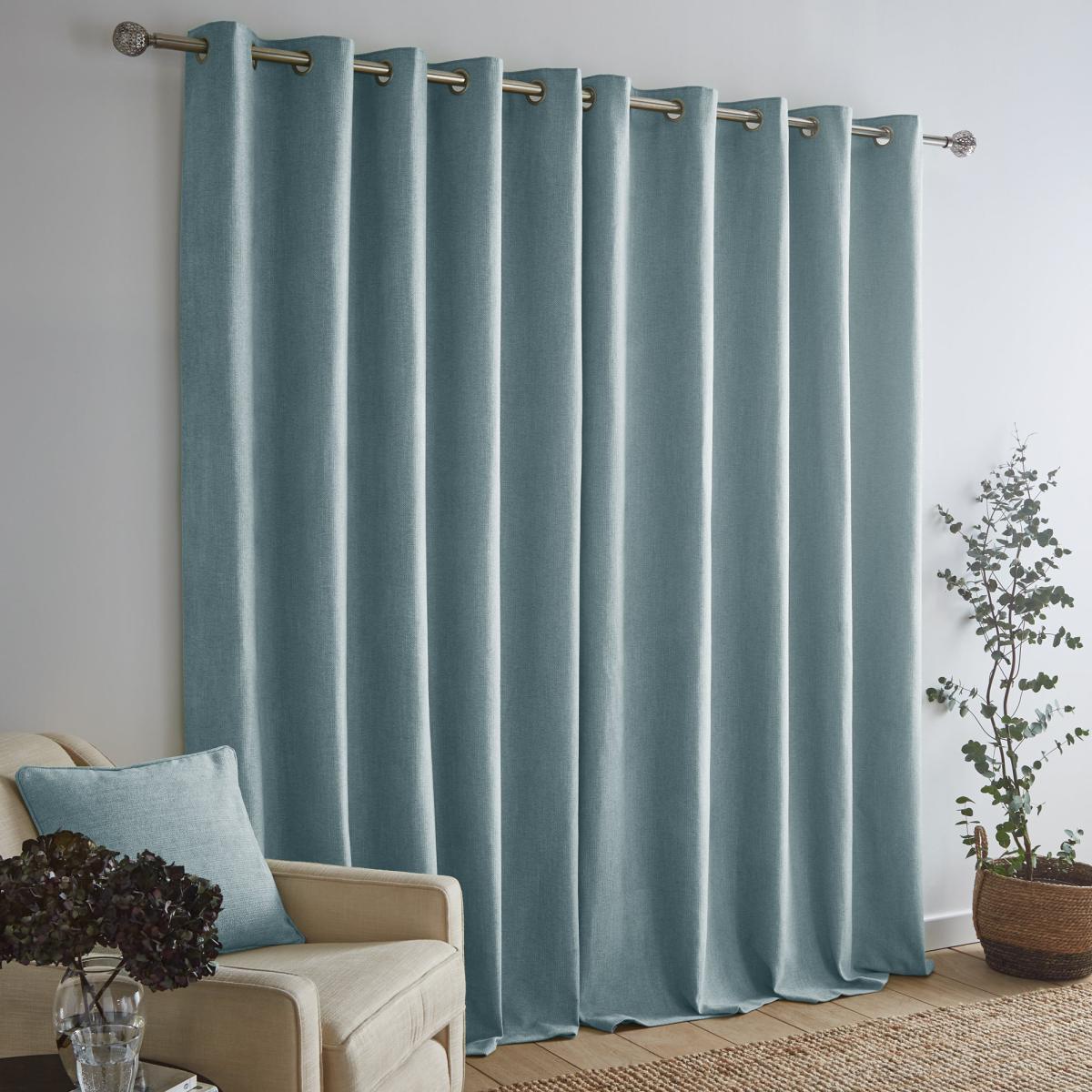 Wynter Seafoam Thermal Eyelet Curtains Seafoam – image 3