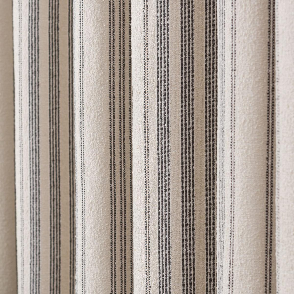 Churchgate Boucle Striped Eyelet Curtains Natural – image 3