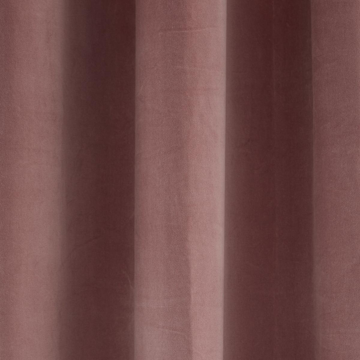 Peyton Cotton Velvet Blush Eyelet Curtains Blush Pink – image 4