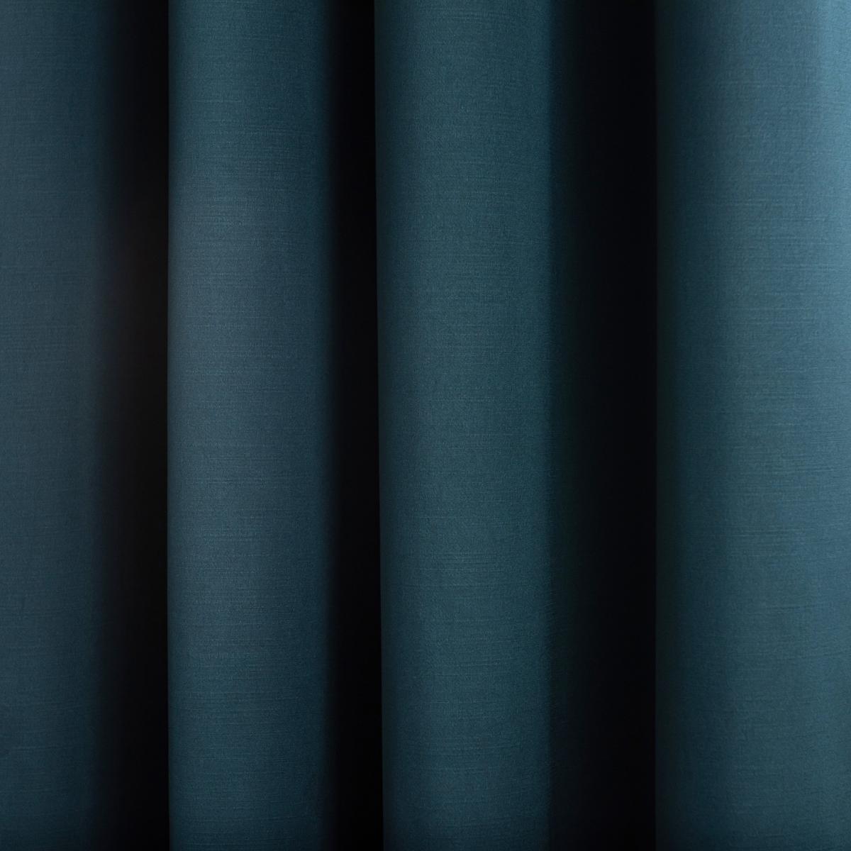 Satin Peacock Eyelet Curtains Peacock – image 3