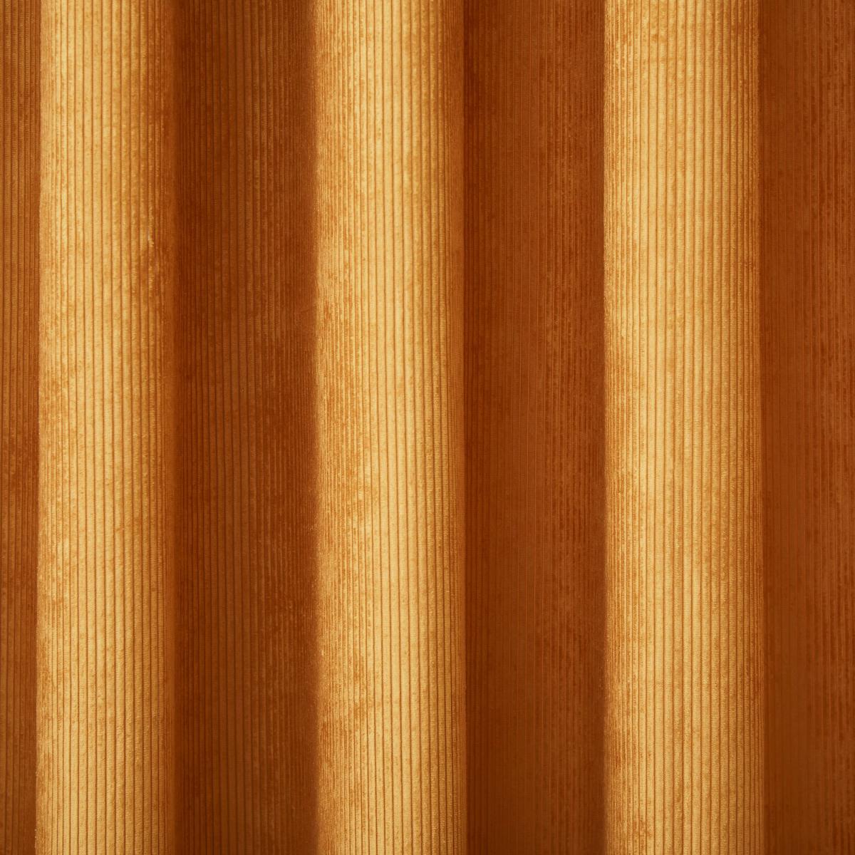 Elements Cord Ochre Eyelet Curtains Ochre – image 3