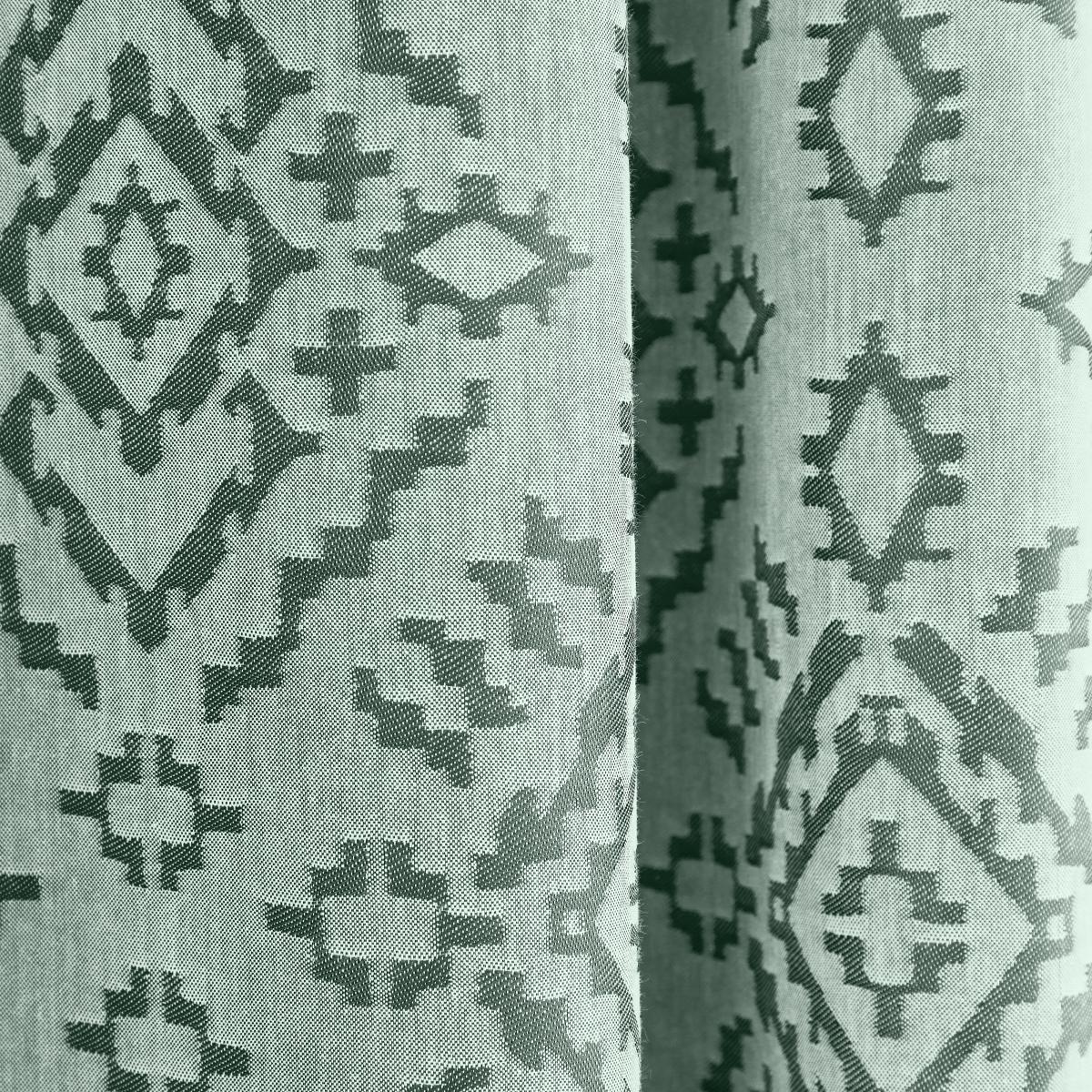 Azira Lilypad Blackout Eyelet Curtains Green – image 3