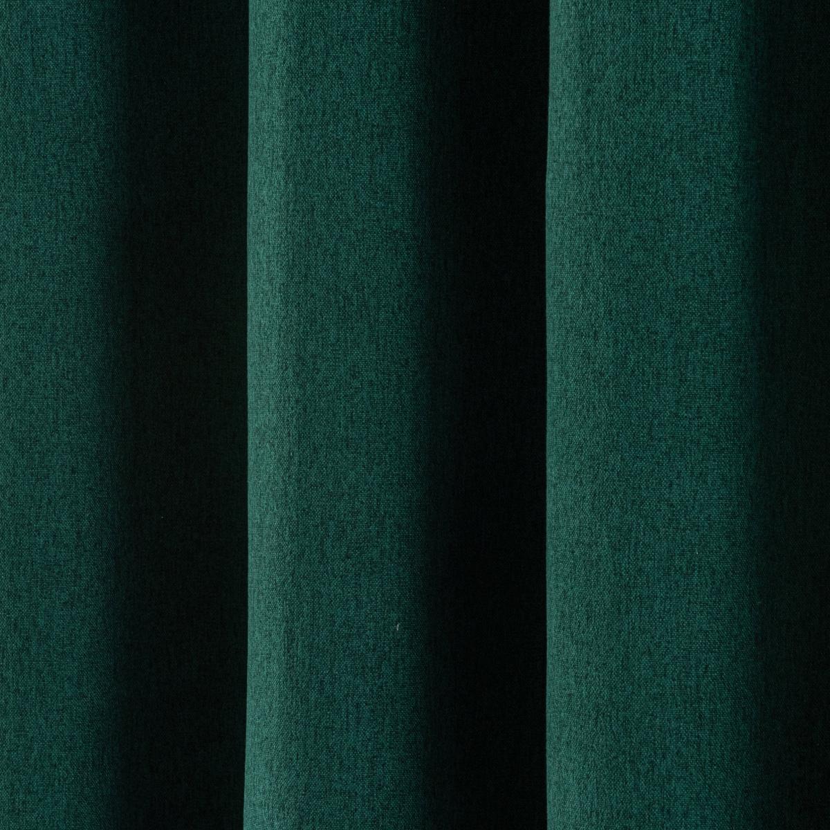 Luna Brushed Emerald Blackout Eyelet Curtains Green – image 6