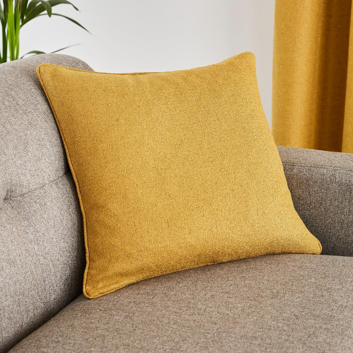 Bondi Old Gold Eyelet Curtains Old Gold – image 5