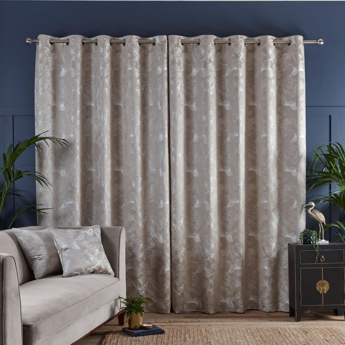 Crane Natural Eyelet Curtains Natural – image 4