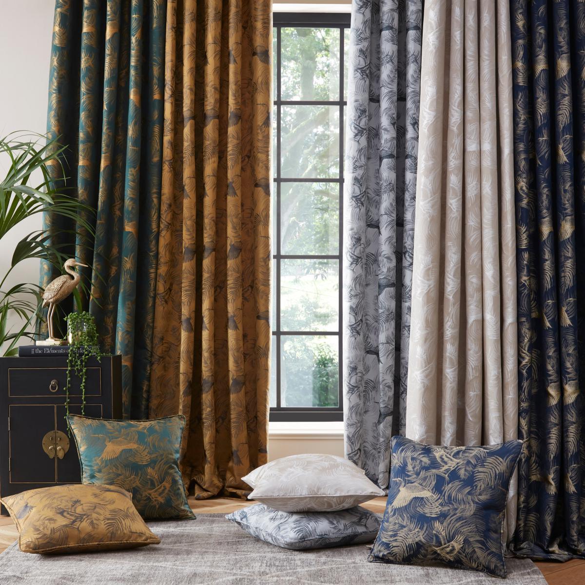Crane Natural Eyelet Curtains Natural – image 6