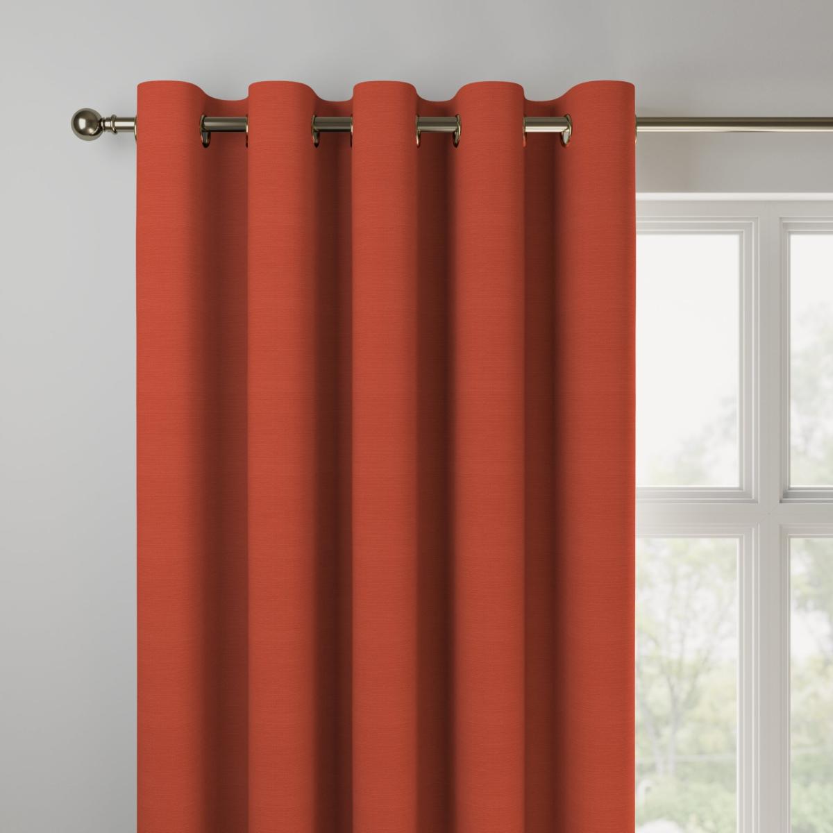 Capri Made to Measure Curtains Capri Burnt Orange – image 2