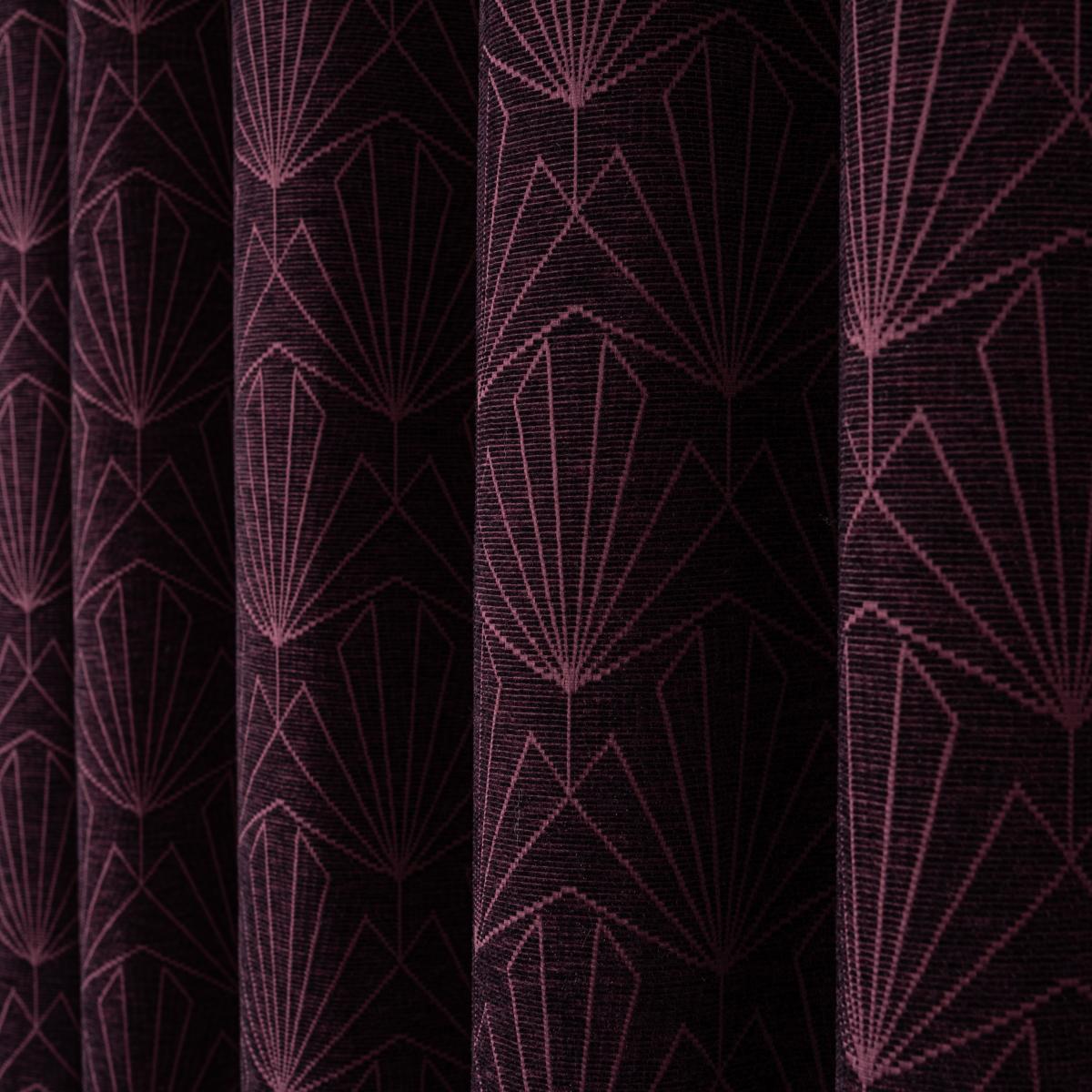 Gatsby Thermal Eyelet Curtains Aubergine Aubergine (Purple) – image 3