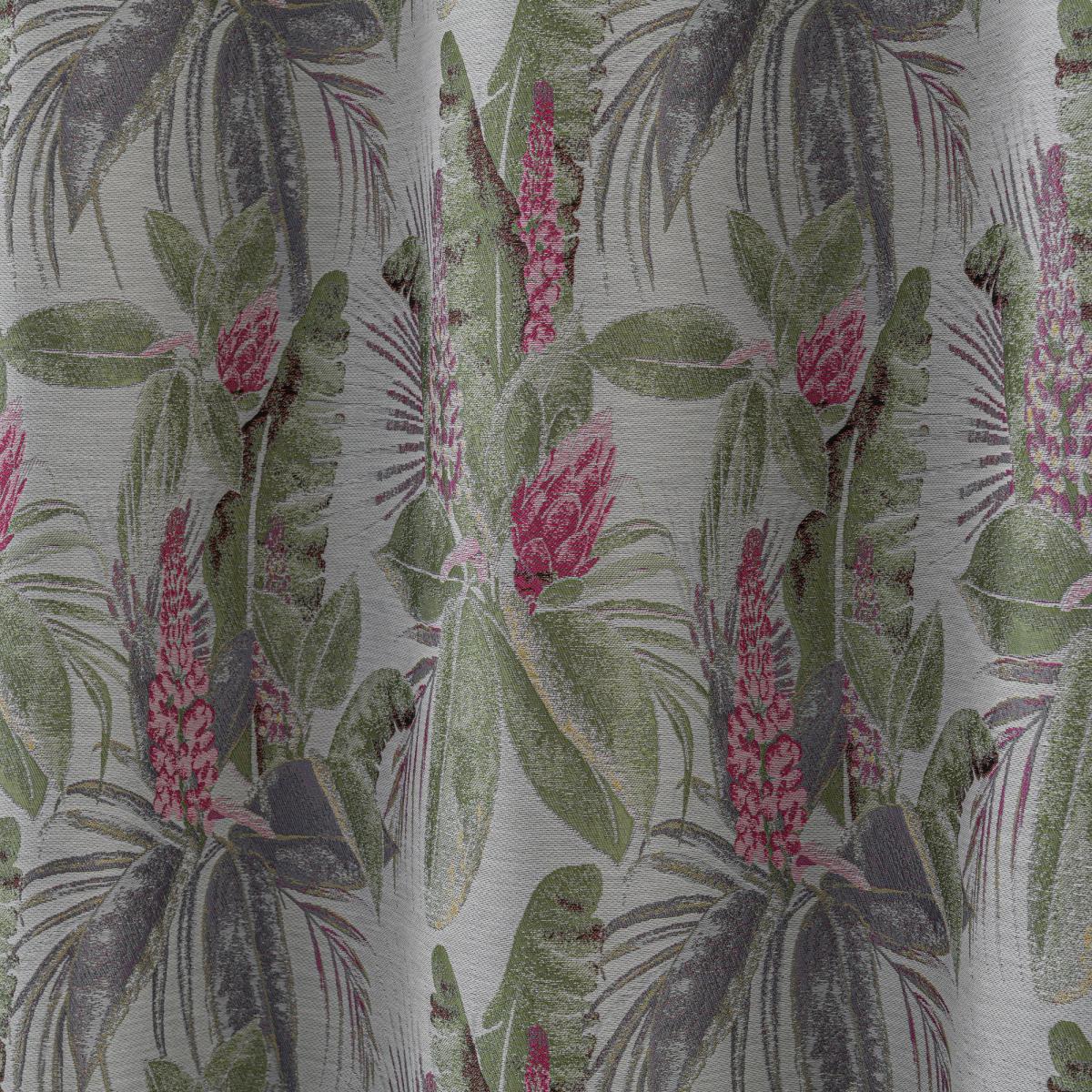 Rio Palm Eyelet Curtain Green Green/Pink – image 7