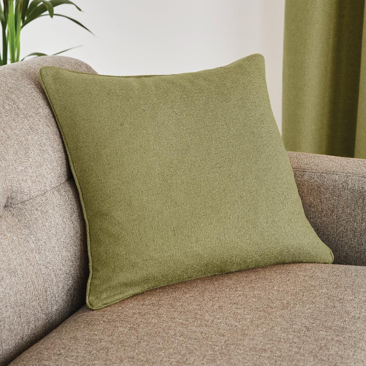 Bondi Olive Eyelet Curtains Olive (Green) – image 5