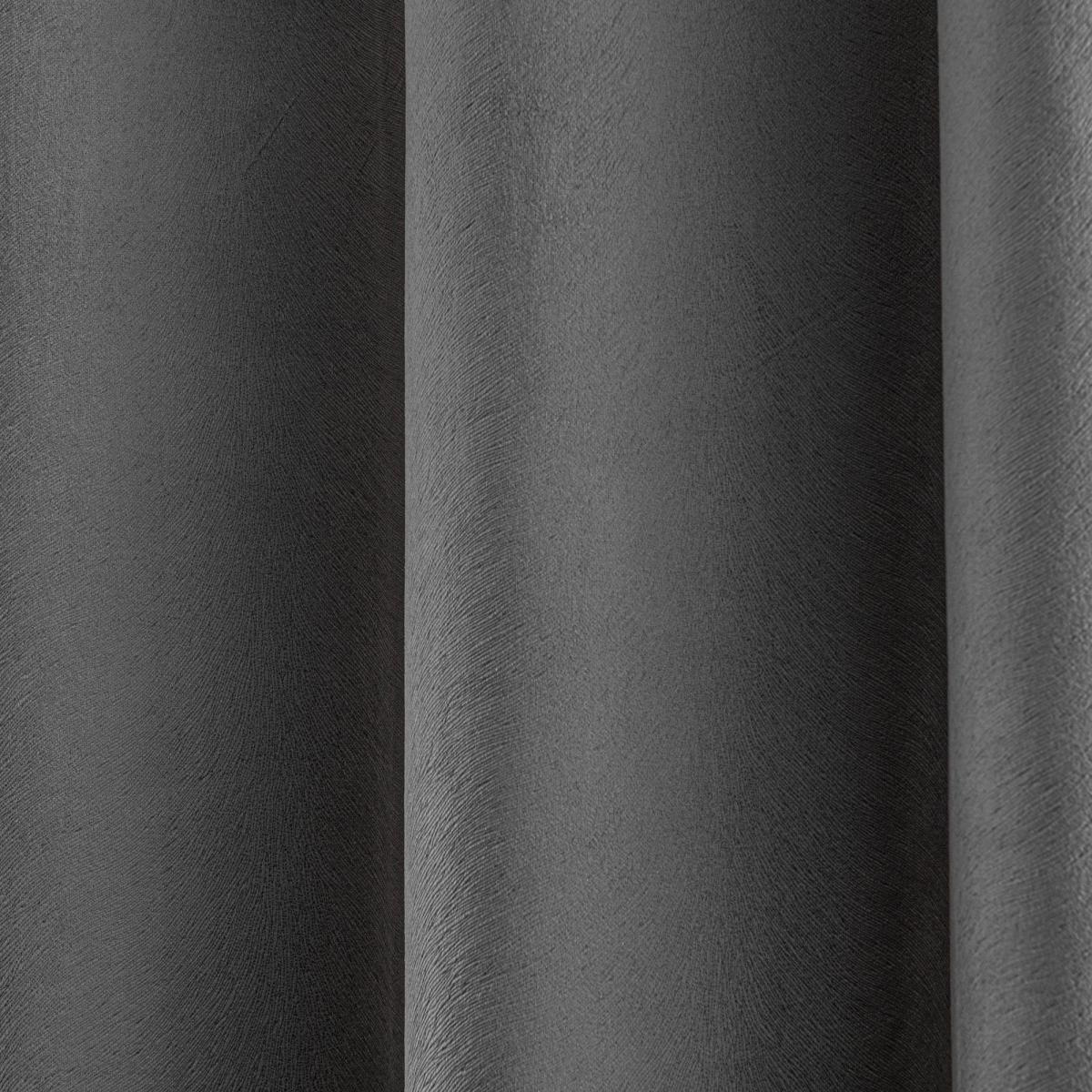 Sienna Charcoal Eyelet Curtains Charcoal – image 4