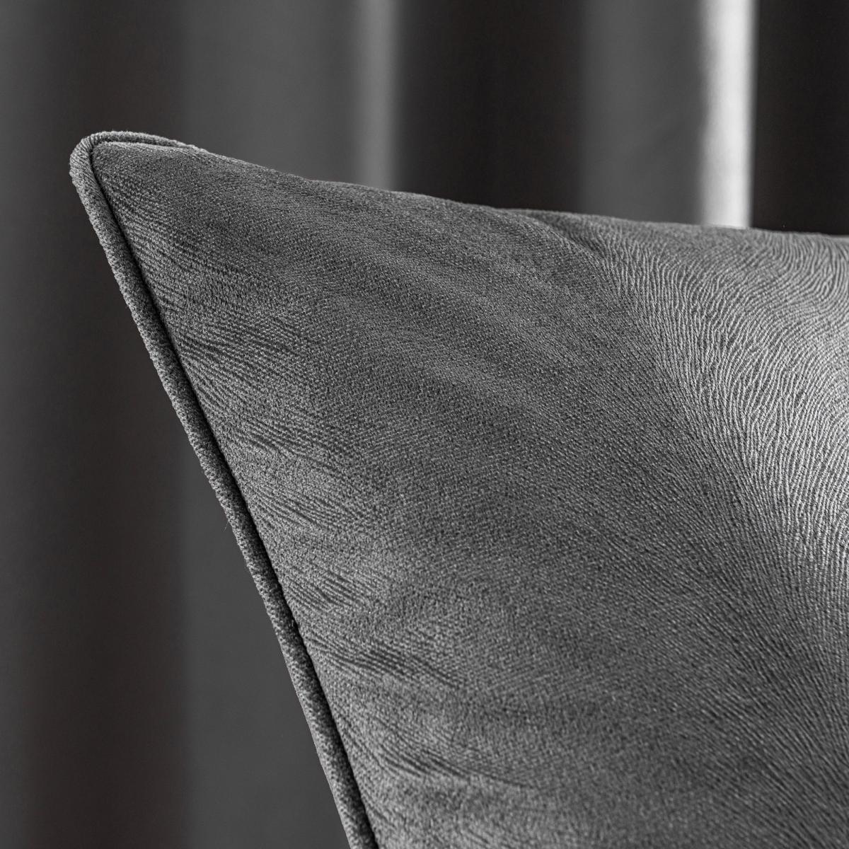 Sienna Charcoal Eyelet Curtains Charcoal – image 7