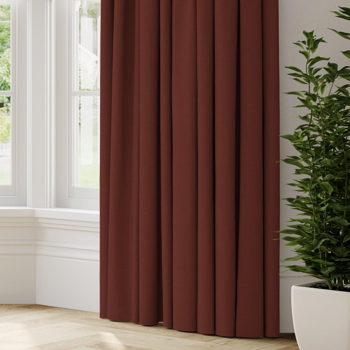 Panama Cotton Made to Measure Curtains Panama Mocha – image 2
