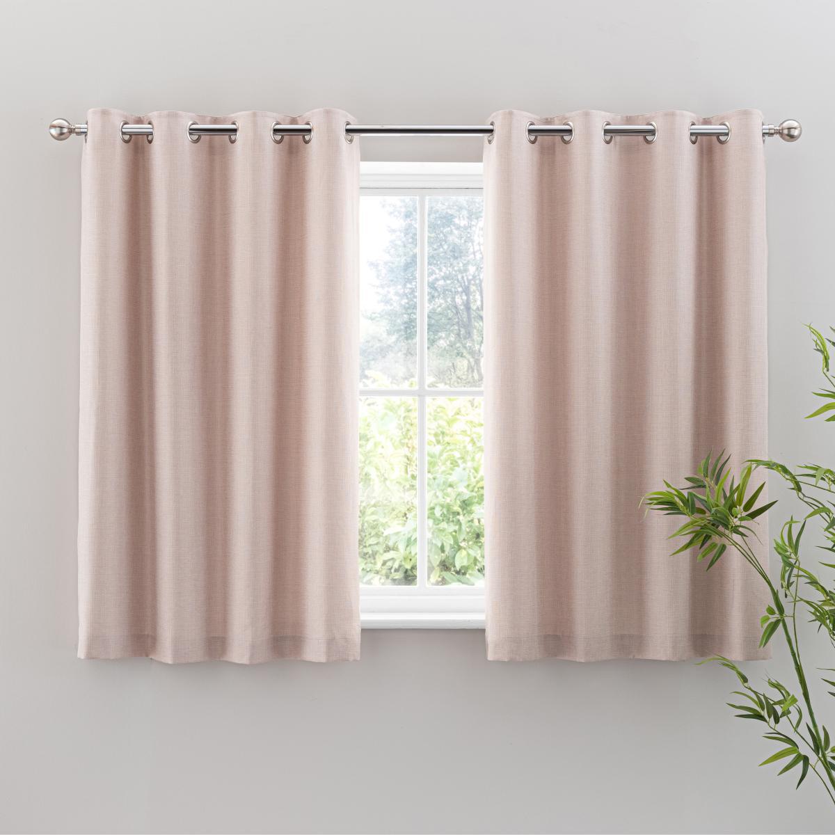 Paris Recycled Natural Eyelet Curtains Natural – image 4
