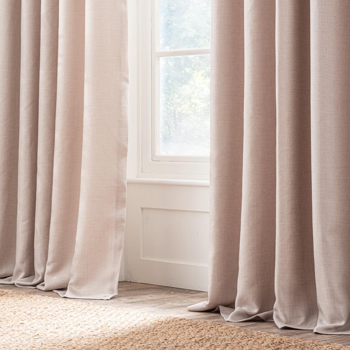 Paris Recycled Natural Eyelet Curtains Natural – image 6