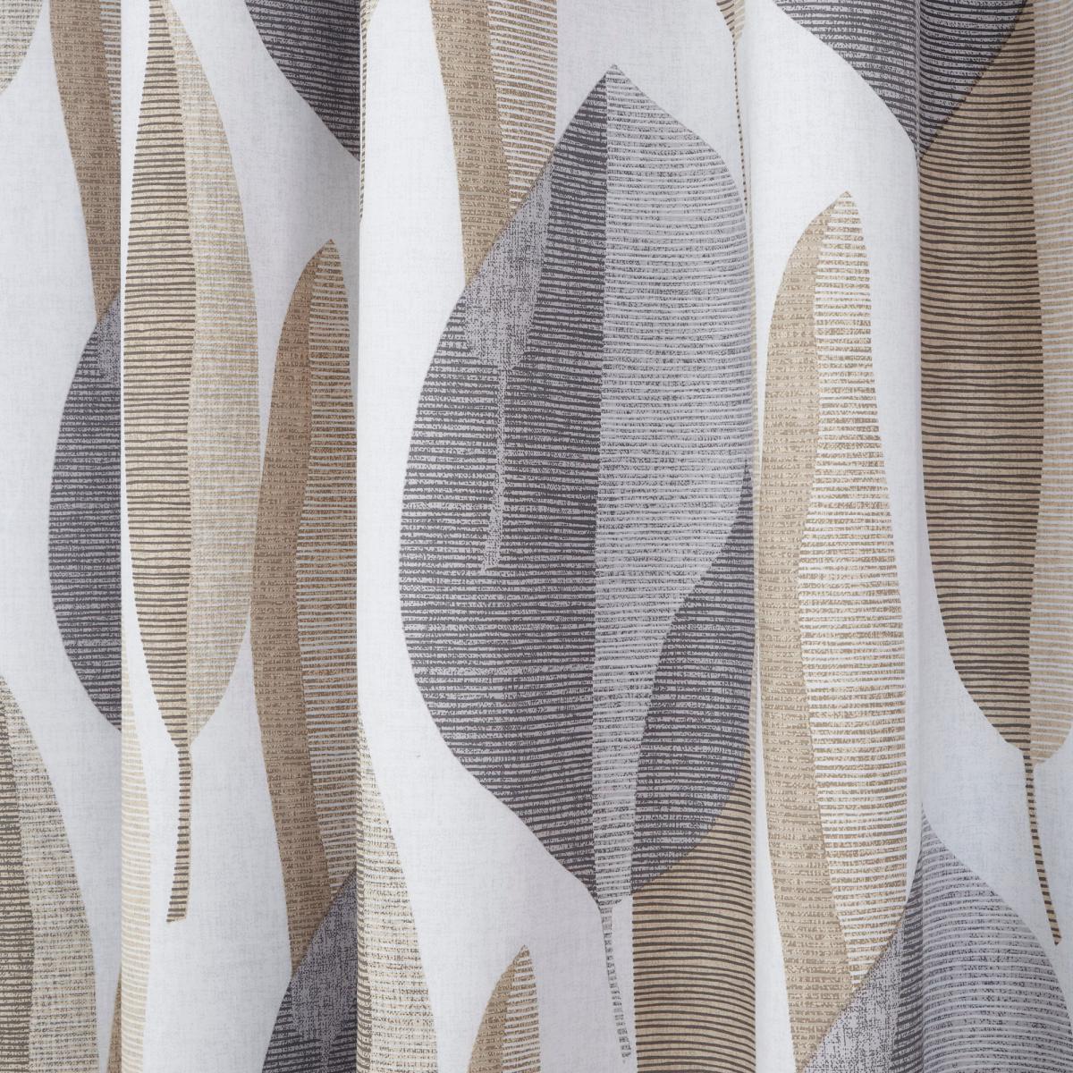 Elements Enya Blackout Eyelet Curtains White, Grey and Brown – image 3