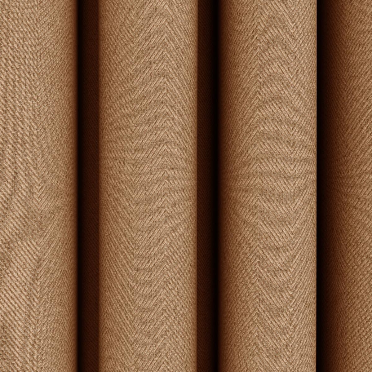 Rotterdam Herringbone Butterscoth Blackout Eyelet Curtains Butterscotch (Orange) – image 3