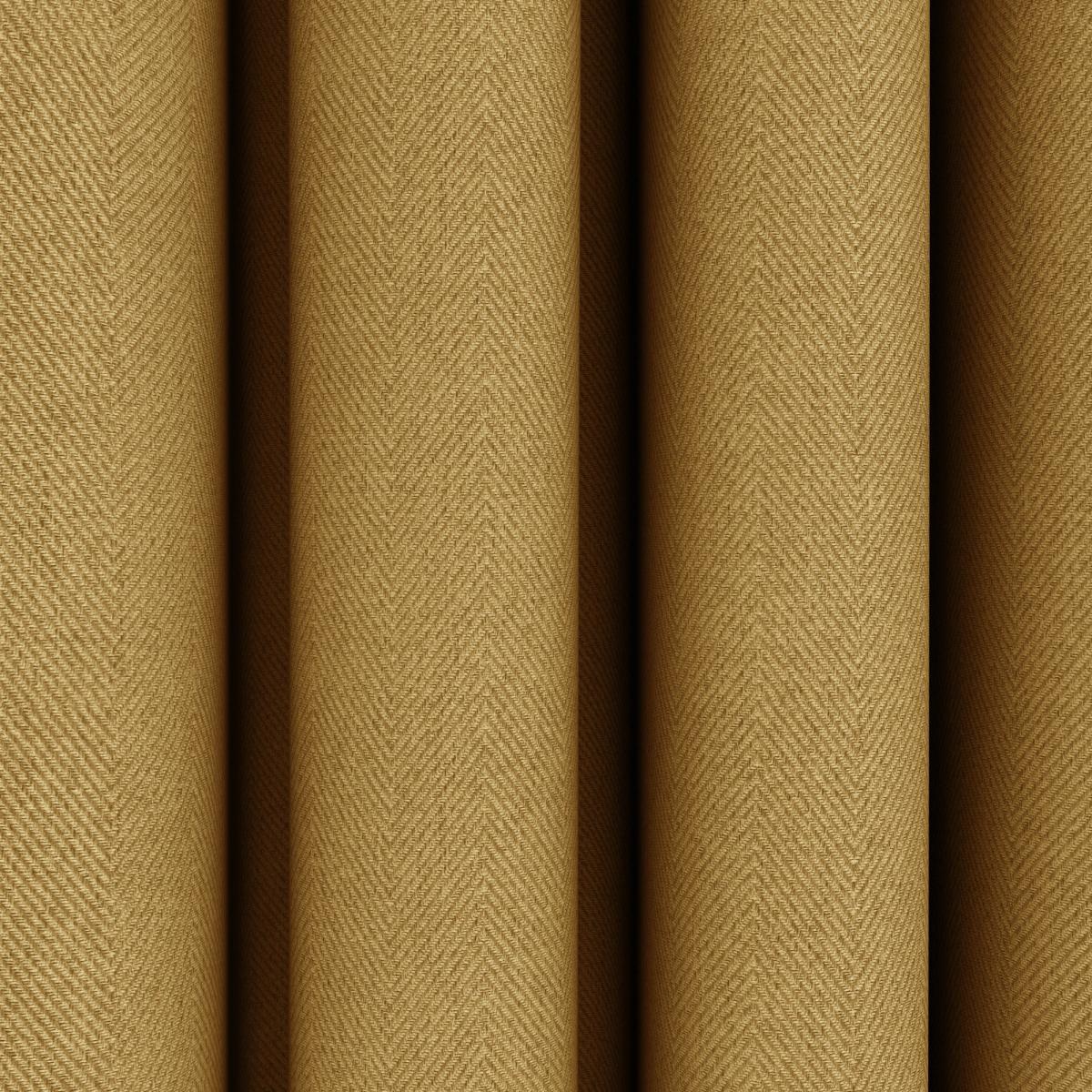 Rotterdam Herringbone Honey Blackout Eyelet Curtains Honey – image 3