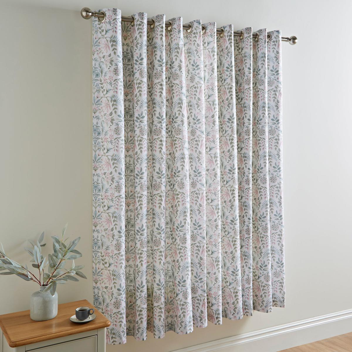 Dorothy Green Blackout Eyelet Curtains Green – image 3
